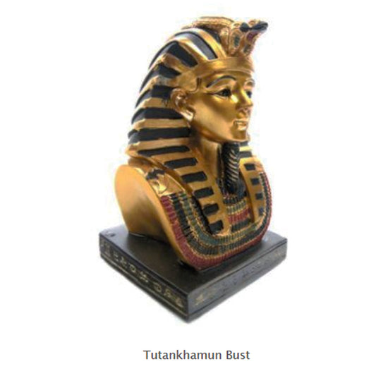 Egyptian Gold and Black Tutankhamun Bust (small)