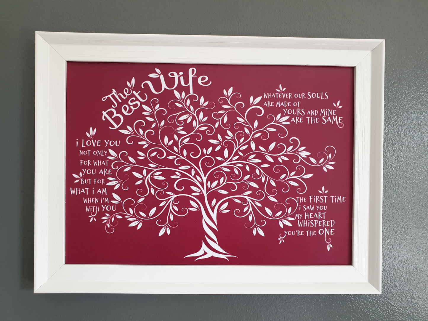 Tree of Life print - Best Wife