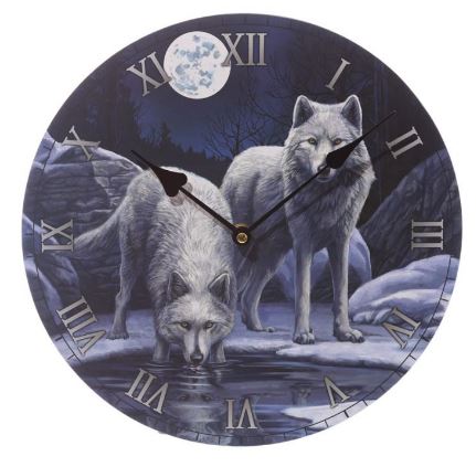 Wall Clock - Warriors of Winter Wolf Picture Clock