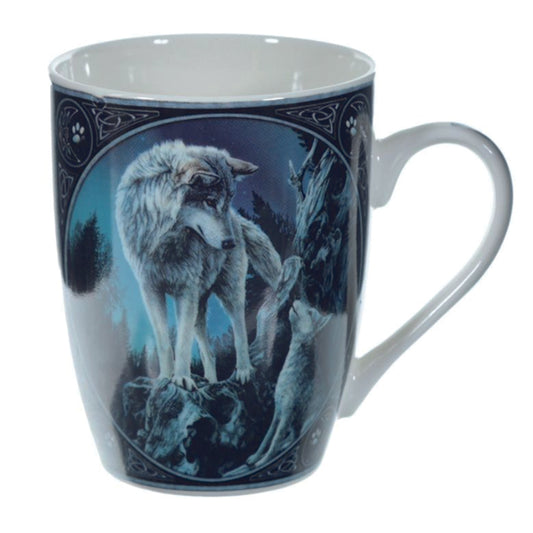 Wolf Design Porcelain Mug