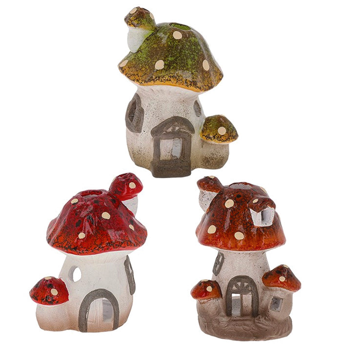 Woodland Mushrooms Tealight Holders