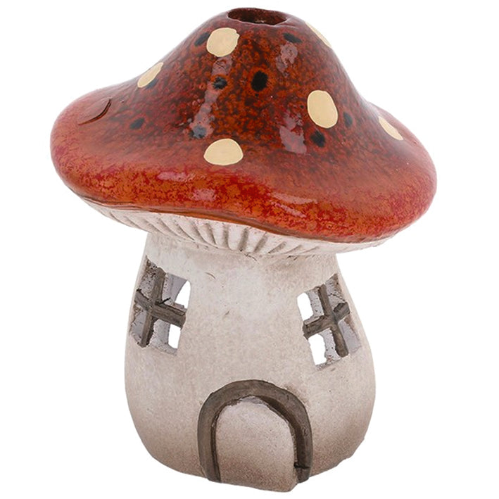 Woodland Mushroom Single House Tealight Holder