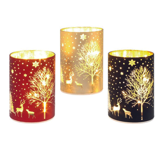 Christmas Glow LED Lamp Forest Small