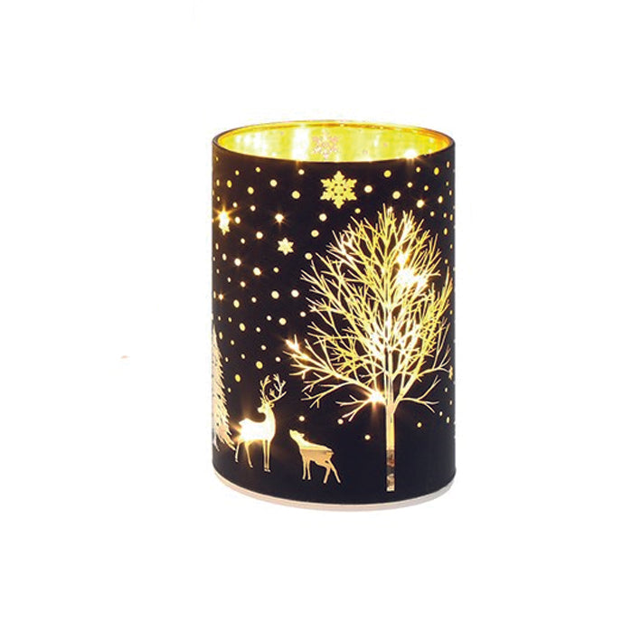 Christmas Glow LED Lamp Forest Small