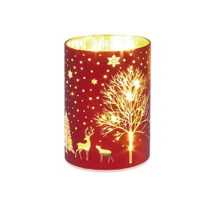 Christmas Glow LED Lamp Forest Small