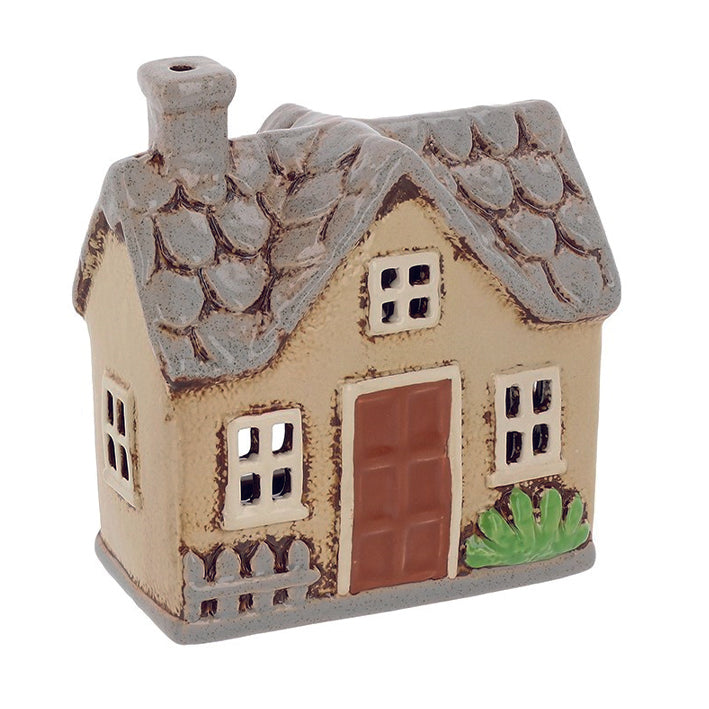 Village Pottery Garden House Light Grey Tealight