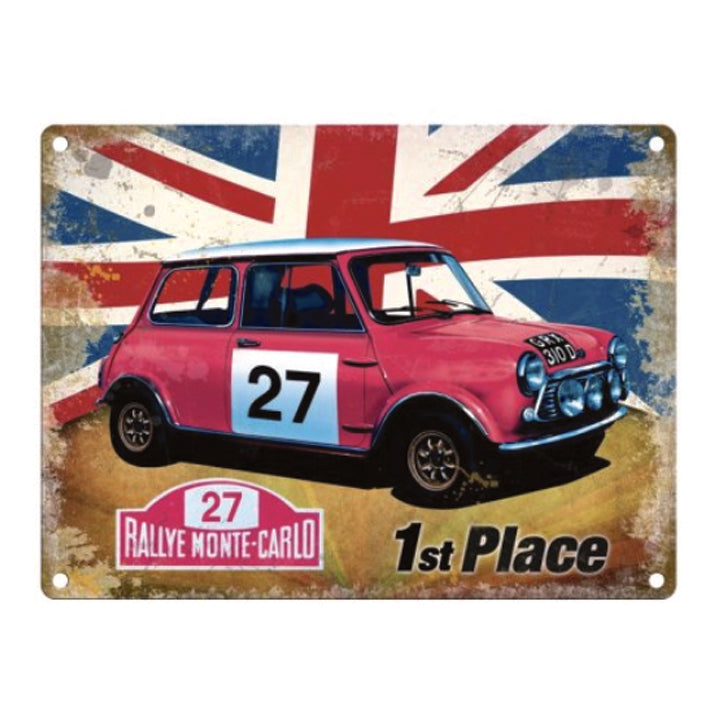 Metal Hanging Sign - Monte Carlo Vintage Mini 1st Place