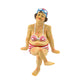 Beach Saggy Old Lady in bikini
