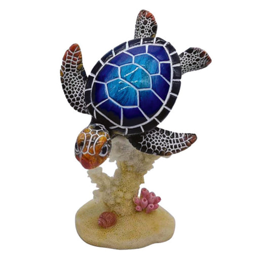 Turtle on coral Ornament