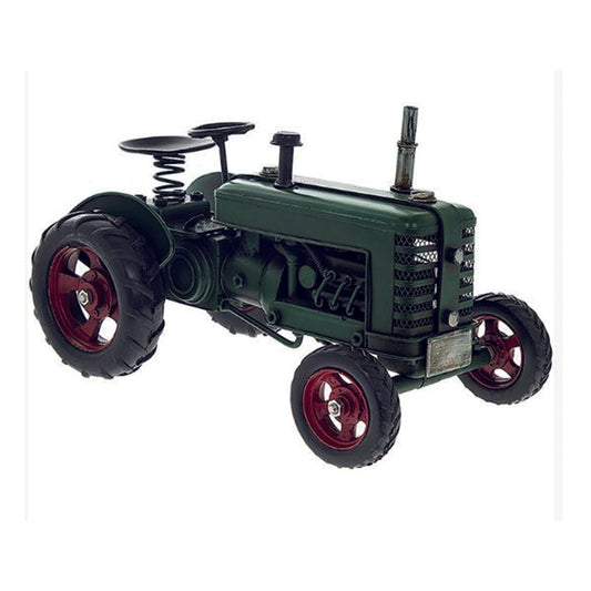 Vintage tin green tractor Ornament