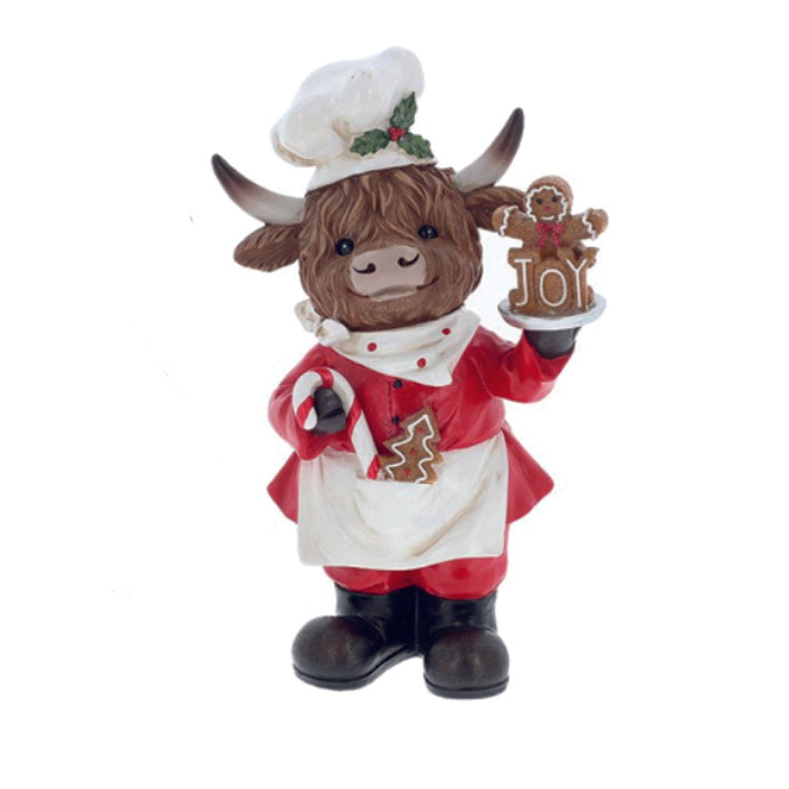 Christmas Highland Coo Gingerbread Chefs
