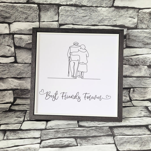 Cheeky One Liner print.   Best Friends Forever