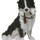 Border Collie Dog ornament With Lead