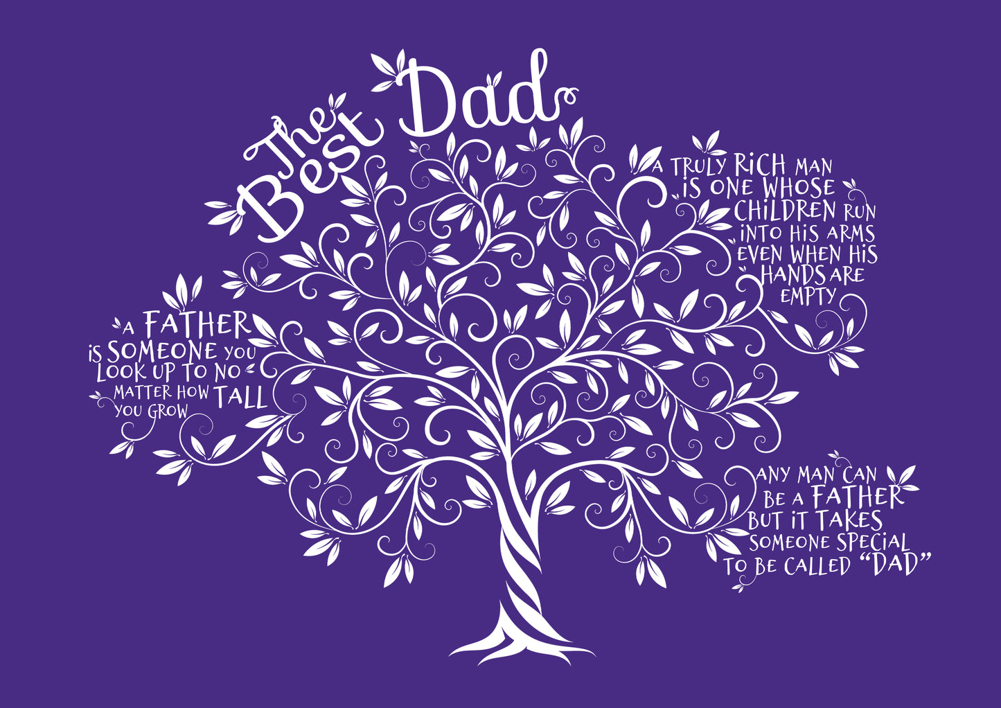 Tree of Life print - Best Dad