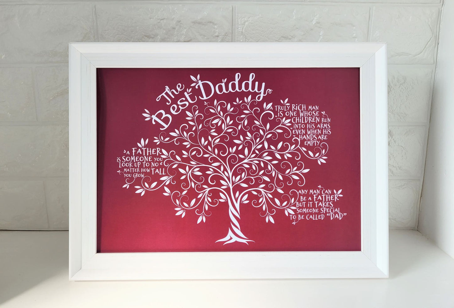 Tree of Life print - Best Daddy
