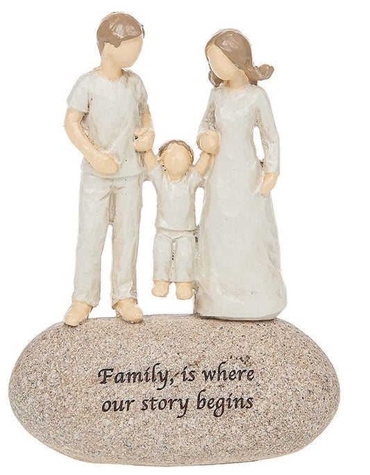 Sentiment Stones - Family is where our story begins
