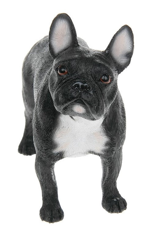 French Bulldog, black, standing Dog ornament