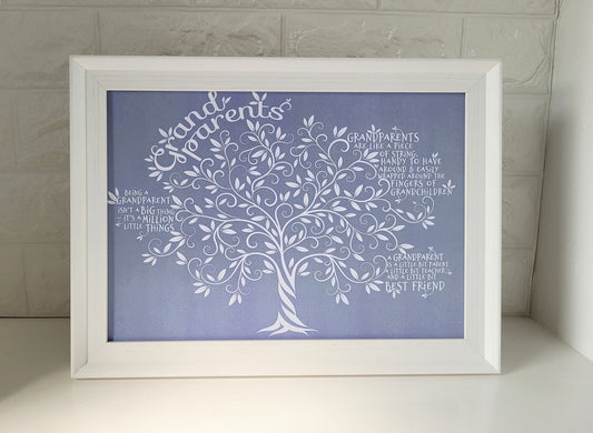 Tree of Life print - Best Grandparents