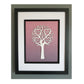 Framed Laser Cut Tree - Growing, Loving, Laughing Together
