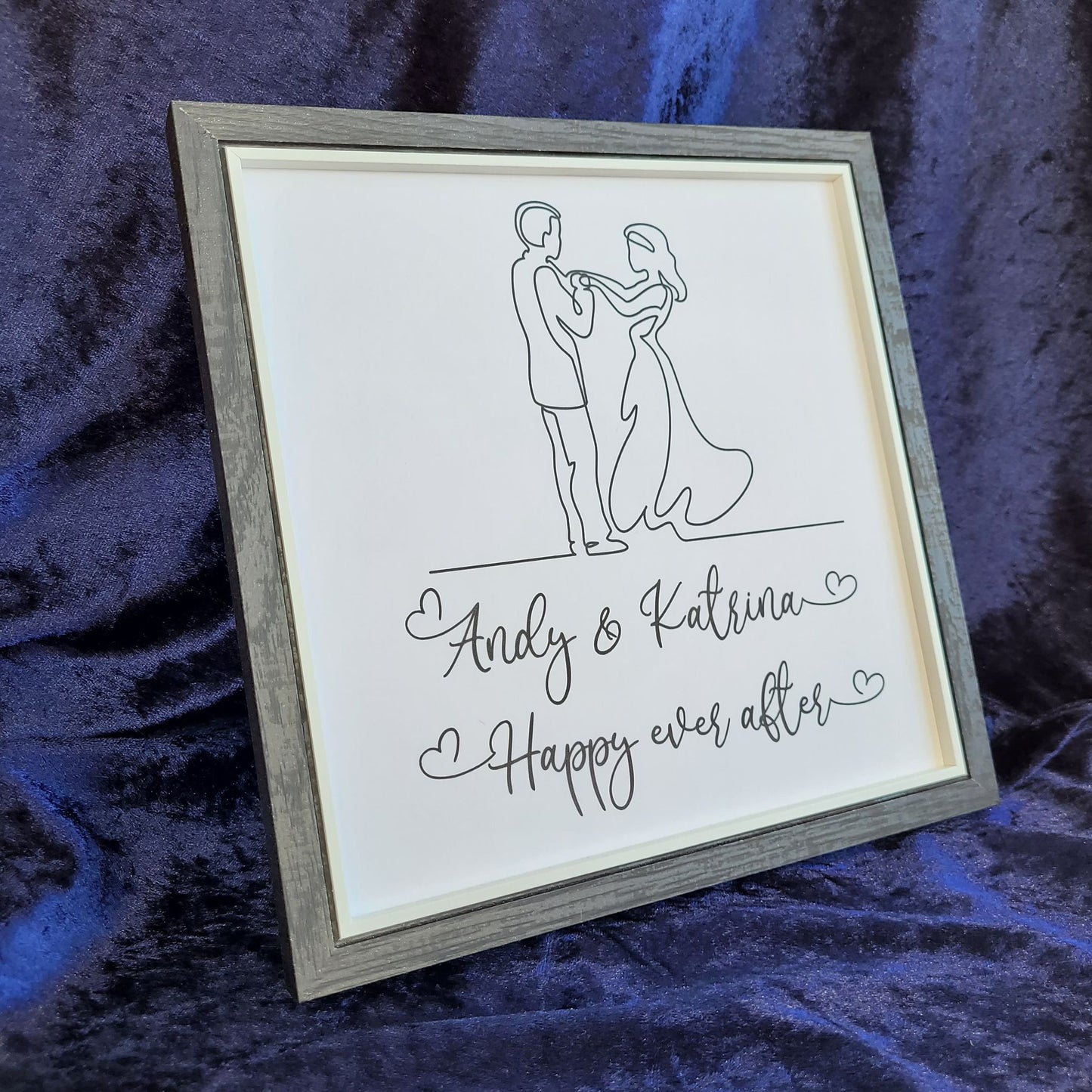 Cheeky One Liner print.  Happy Ever After Wedding/Anniversary