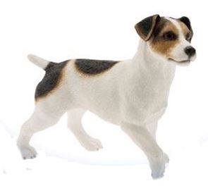 Jack Russell standing Dog Ornament
