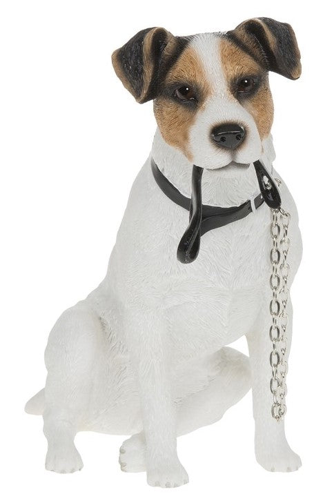 Jack Russell Dog ornament With Lead