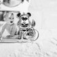 Baby Photo Frame. Silver Jungle Animals Baby frame