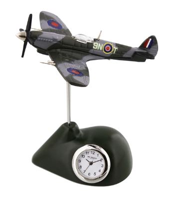 Miniature clock - Khaki Green Flying Hurricane