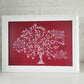 Framed Print.  Tree of Life - Best Mum