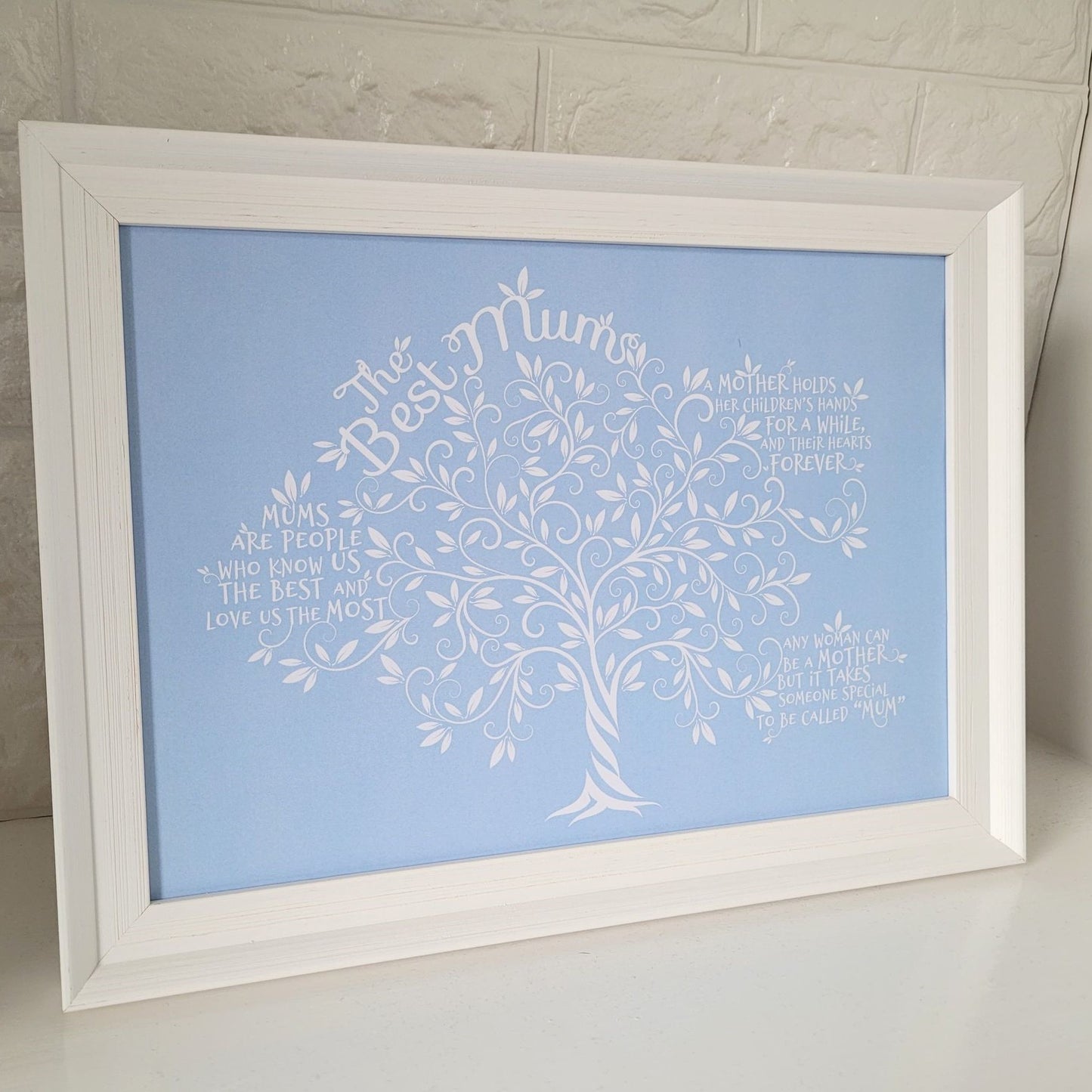 Framed Print.  Tree of Life - Best Mum