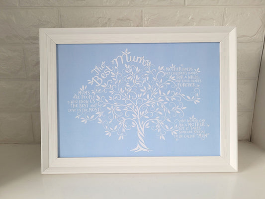 Tree of Life print - Best Mum