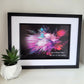 Colour Explosion personalised framed print - Family is Out of this World