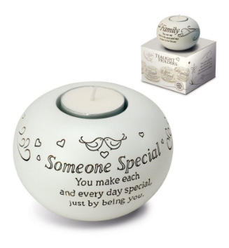 Sentiment tealight.  SOMEONE SPECIAL