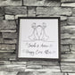 Framed Print.  Cheeky One Liner print.  Happy Ever After - 2 brides