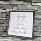 Framed Print.  Cheeky One Liner print.  Happy Ever After - 2 brides